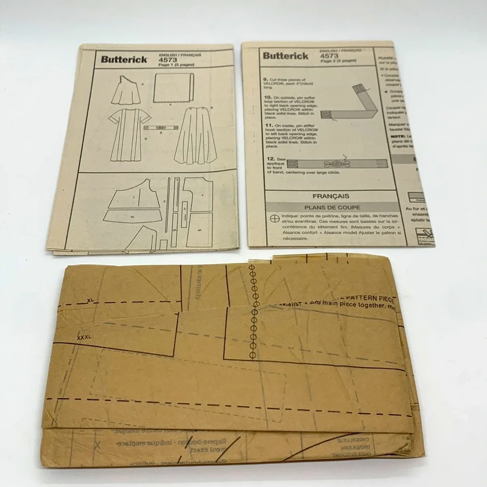 Butterick Making History UNCUT B4573 Ancient Greek Sewing Pattern XL, XXL, XXXL
